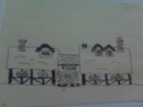 Lavenham House Drawing